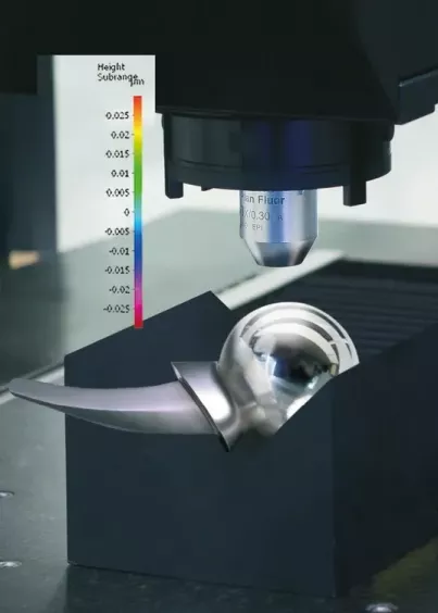 Pomiar chropowatości Ra = 0,007 µm na systemie Alicona µCMM