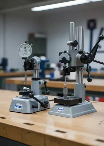 Statywy DIATEST – komfort pracy bez szukania zwrotu; rekomendowane uchwyty pływające