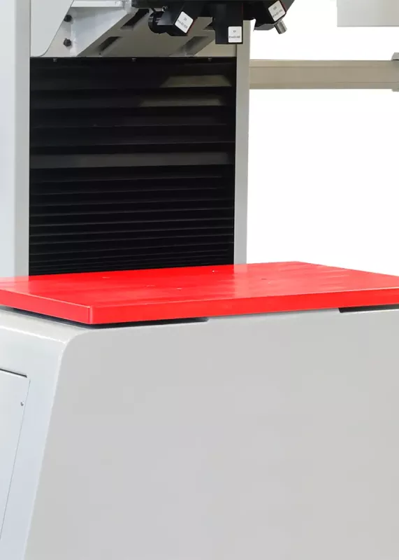 Stolik pomiarowy twardościomierza INTEGRAL REVOLVER – pole robocze