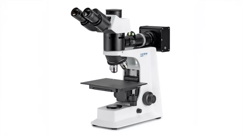 Metalurgiczny mikroskop KERN OKM 173 – widok ogólny urządzenia