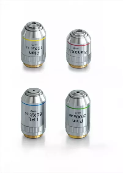 Zestaw obiektywów do mikroskopu metalurgicznego KERN OKM 173
