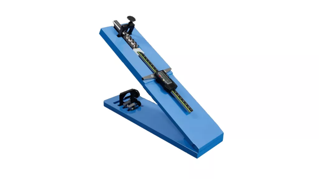 Kompaktowe urządzenie do wstępnego ustawiania wysunięcia narzędzi