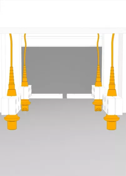 Okablowanie i&nbsp;podłączenia MMS Automation do automatycznego pomiaru grubości powłok