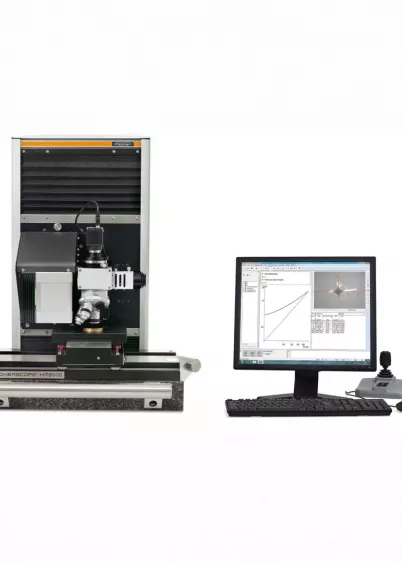 Zestaw pomiarowy FISCHERSCOPE HM2000 z&nbsp;monitorem – nanotwardościomierz / twardościomierz