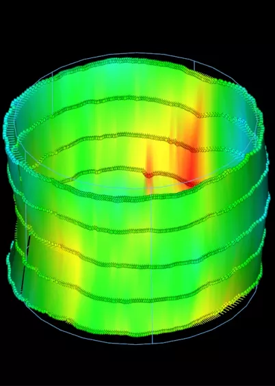 Wyniki pomiarów 3D w&nbsp;oprogramowaniu Quartis firmy Wenzel
