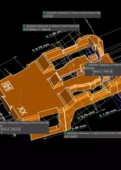 Metrologia przemysłowa 3D w&nbsp;Phoenix V|tome|x C450 z&nbsp;porównaniem CAD