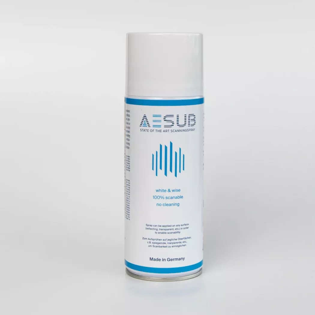 Spray do skanowania 3D AESUB White – biały spray skanujący bez czyszczenia