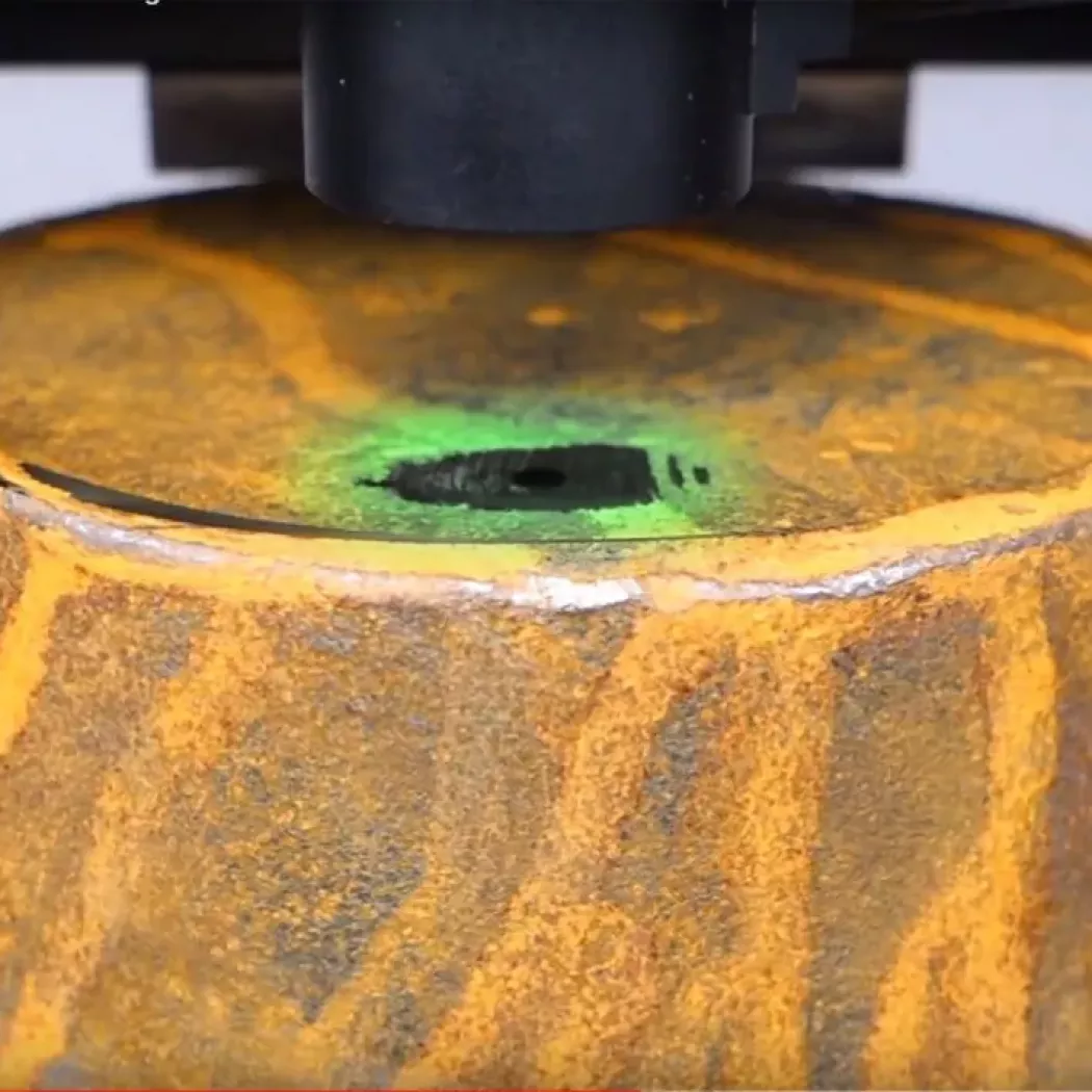 Odczyt odcisku po pomiarze twardości Brinella w&nbsp;AFFRI Easy Portal 3000