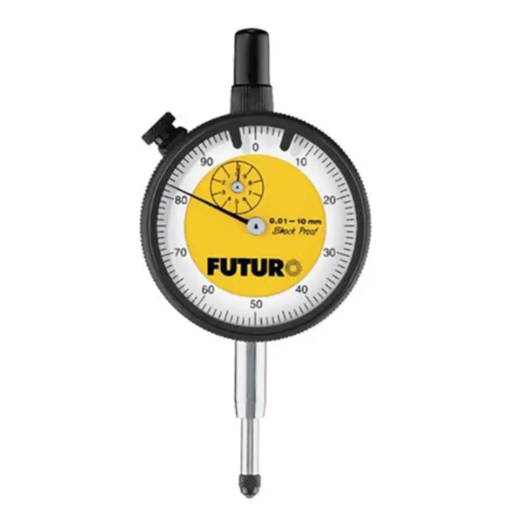 Czujnik zegarowy FUTURO 0,01–10 mm Shock Proof – precyzyjny miernik zegarowy ITA Polska