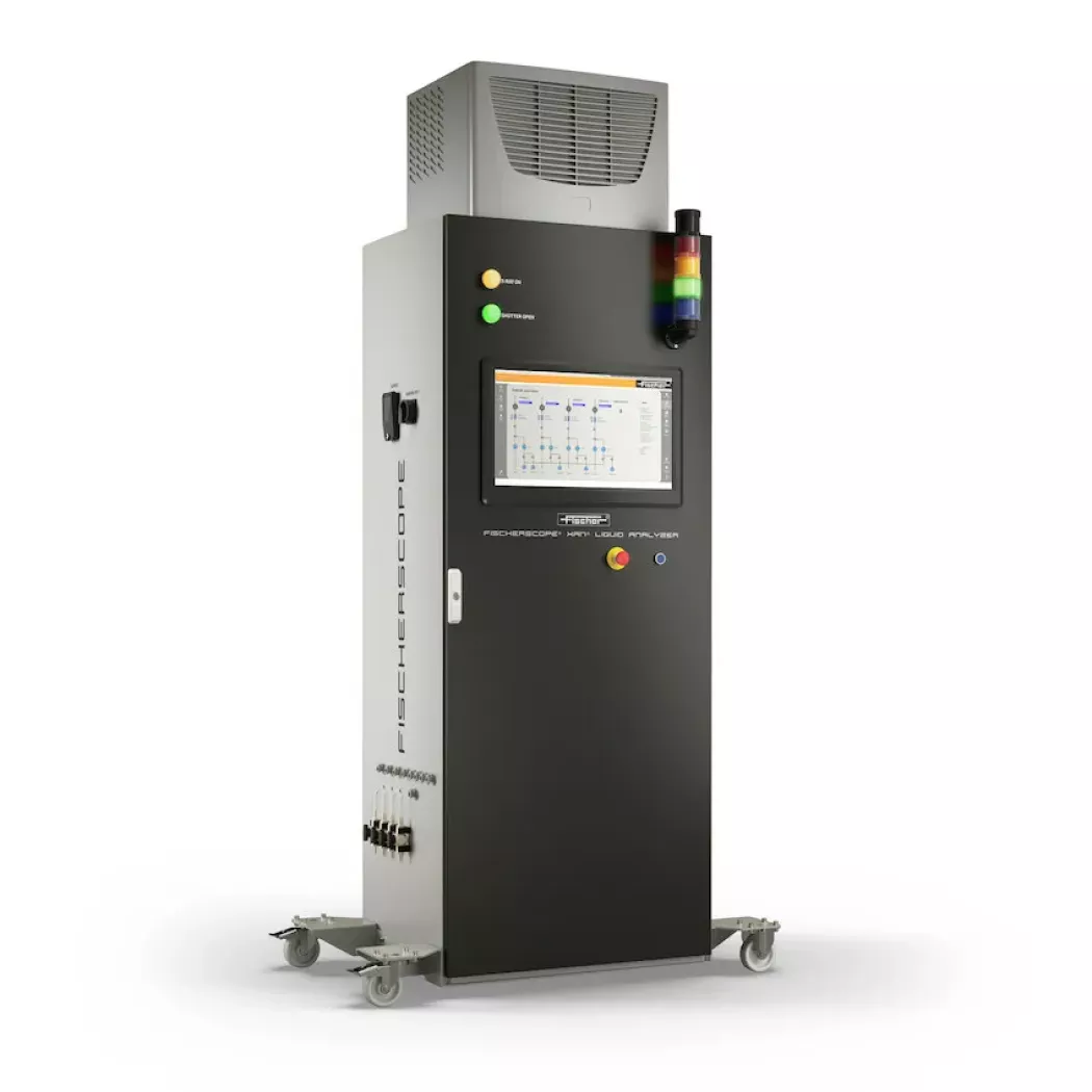 FISCHERSCOPE XAN Liquid Analyzer – urządzenie do analizy cieczy, widok z&nbsp;przodu