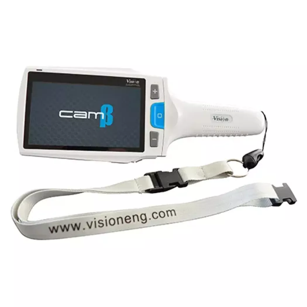 Lupa inspekcyjna cyfrowa Camβ z&nbsp;paskiem na szyję jako kompletne rozwiązanie mobilne do inspekcji
