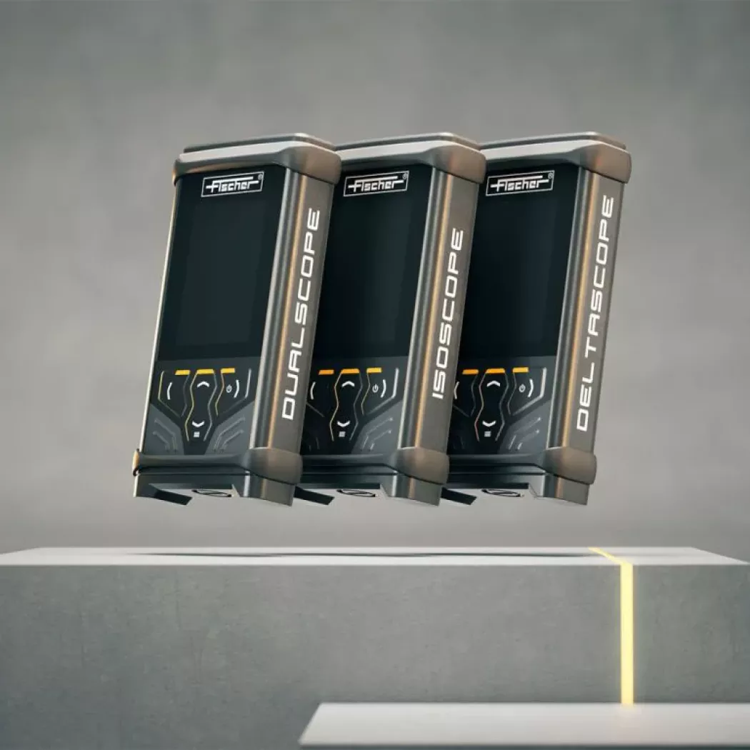 Seria mierników grubości powłok Fischer DMP – Deltascope, Isoscope, Dualscope