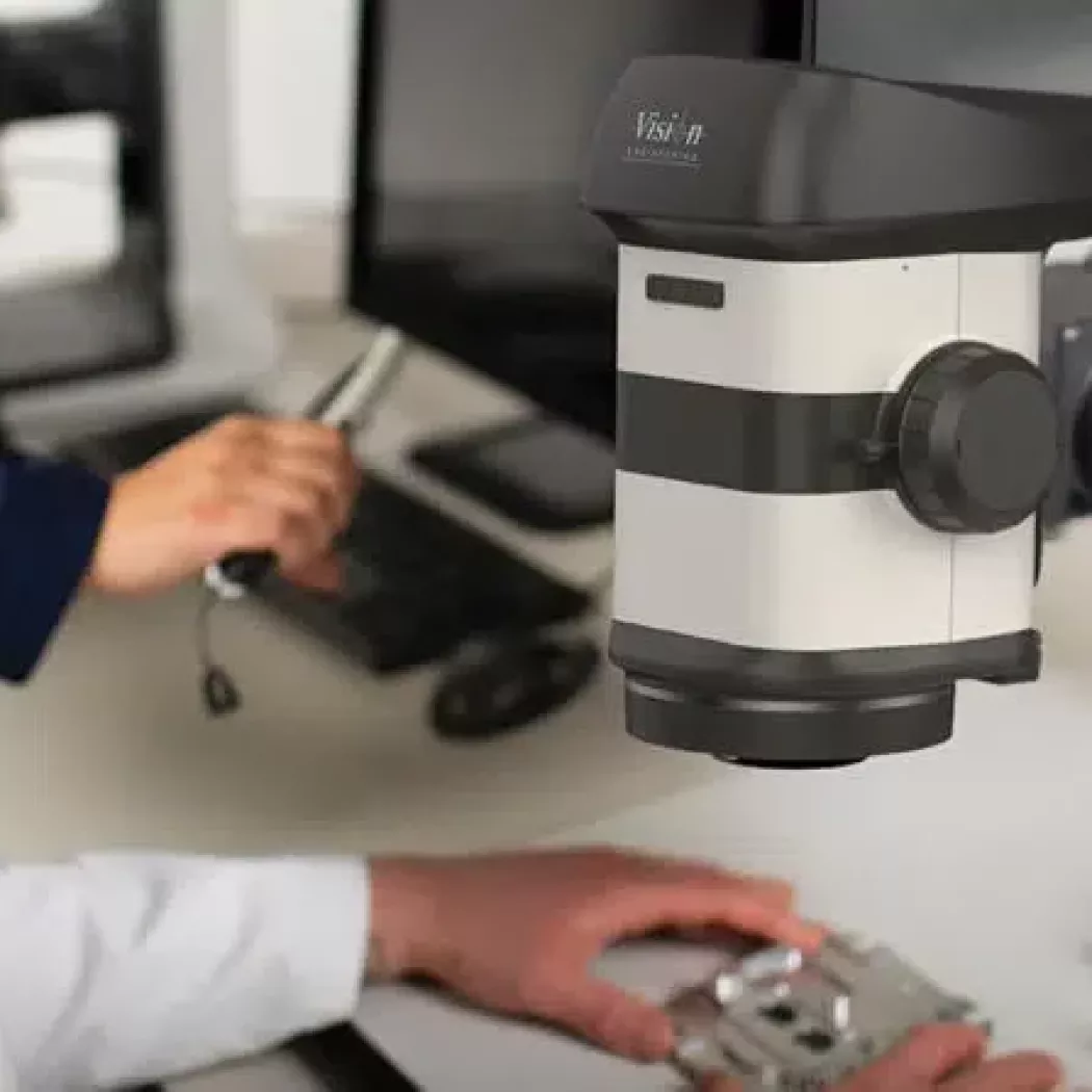 Inspekcja elementów mechanicznych pod mikroskopem ProteQ VISO