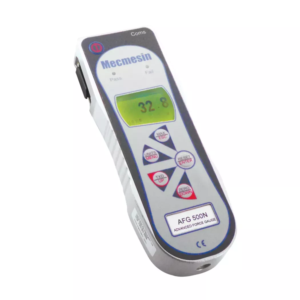 Ręczny czujnik siły Mecmesin AFG – kompaktowe urządzenie do pomiarów