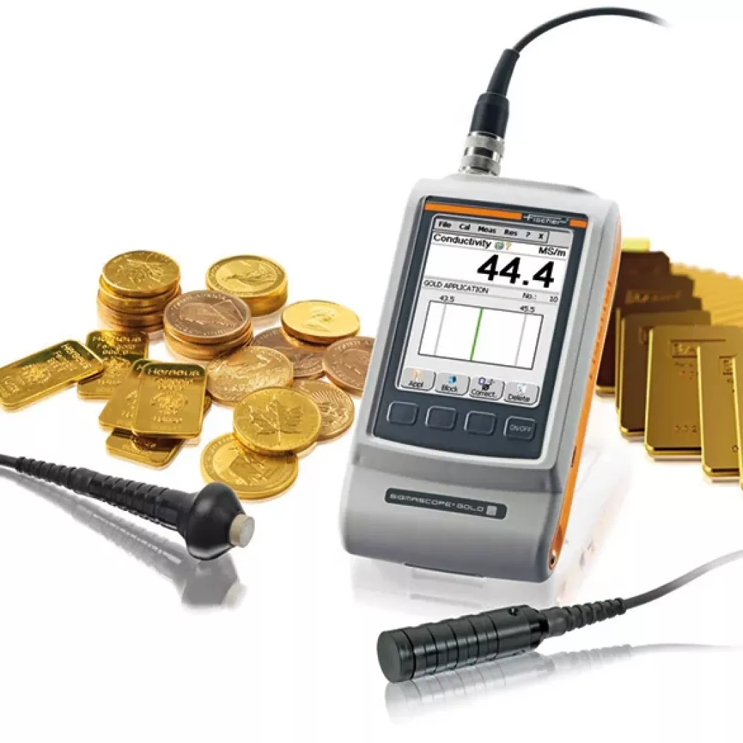 Urządzenie Fischer Sigmascope do badania autentyczności złota