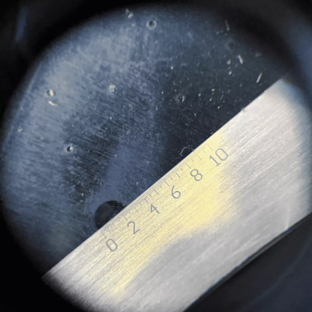 Odczyt twardości Brinella na podstawie średnicy odcisku – przenośny STE