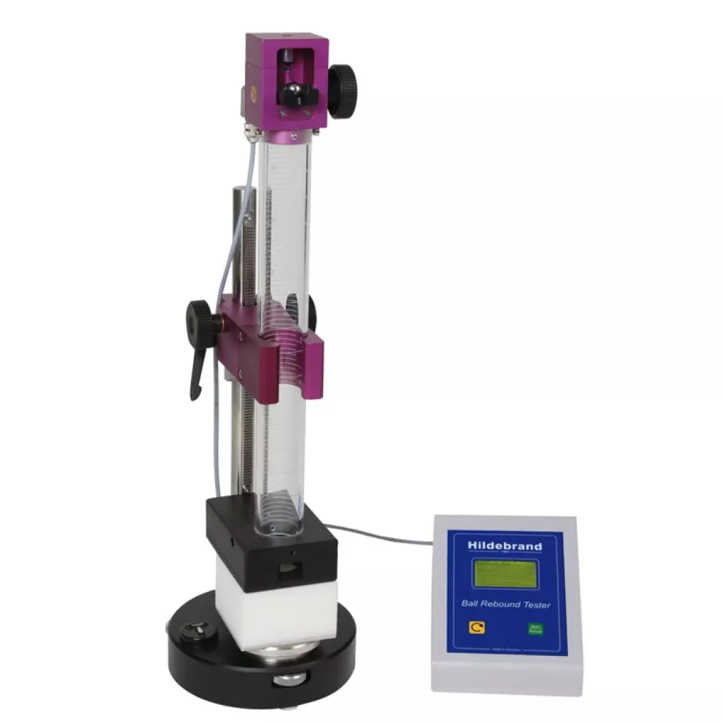 Tester odbijania kulki Hildebrand Ball Rebound Tester do badania sprężystości materiałów