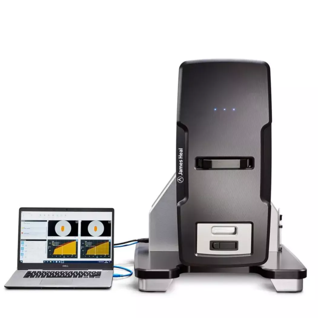 Zestaw James Heal WickView z&nbsp;laptopem i&nbsp;oprogramowaniem do obrazowania UV/IR