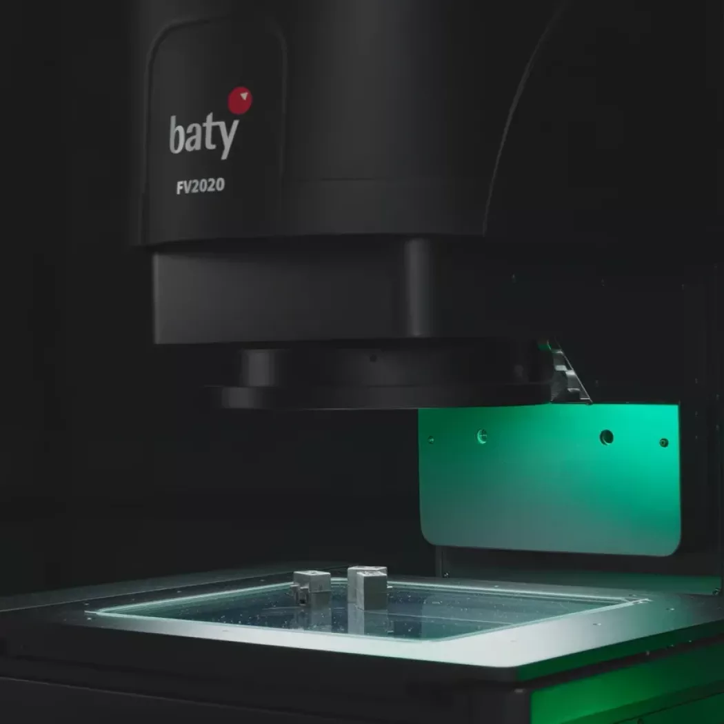 Widok pracy optycznej maszyny pomiarowej Baty Venture FV2020